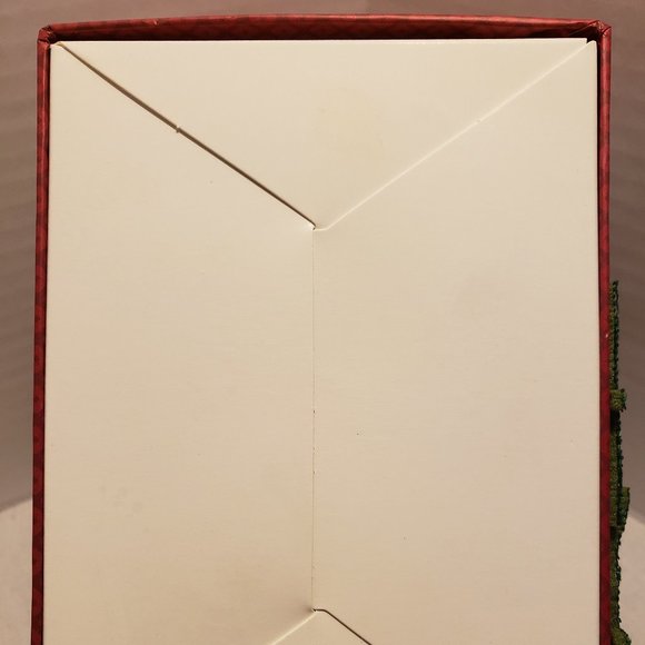 GIFT BOX DECOR BOX for HOLIDAYS - "BE JOLLY" - SNOW FLAKES AND CHRISTMAS TREES - Picture 9 of 16